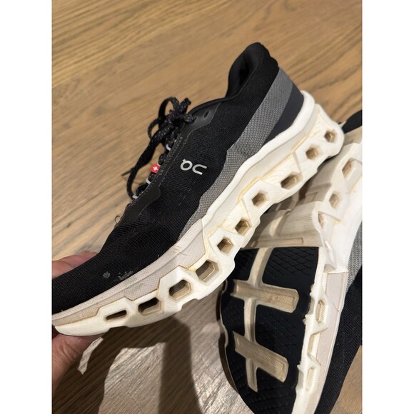 On Cloud Cloudmonster 2 Black Frost Women 8.5 Running Hiking Walking Tech - Picture 9 of 16